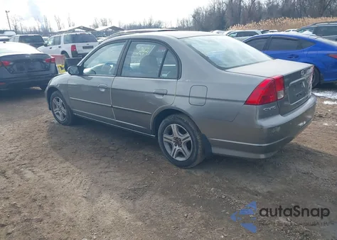 2004 Honda Civic Lx из США, поврежденный, VIN 2HGES16504H558524